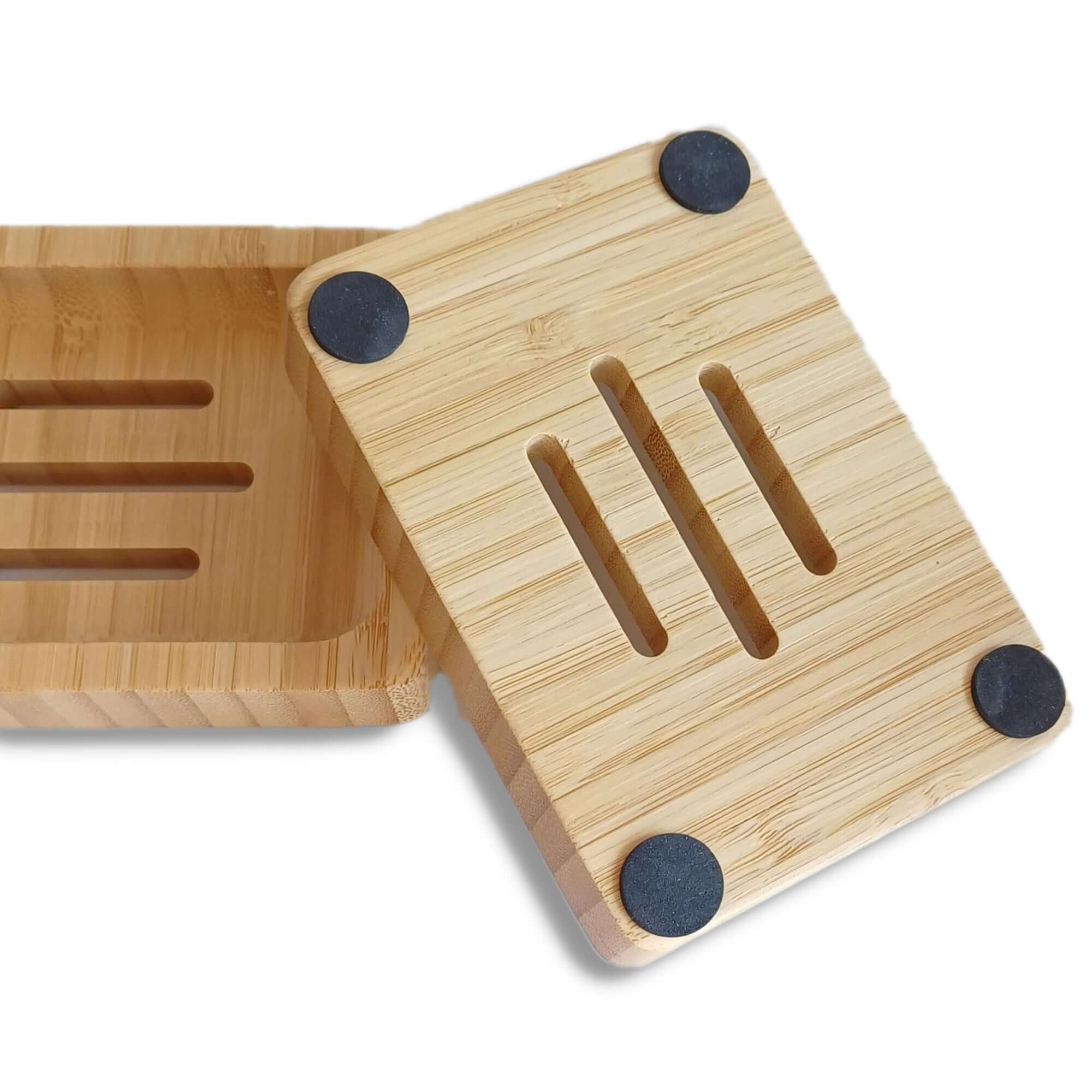 Bambusablage von unten