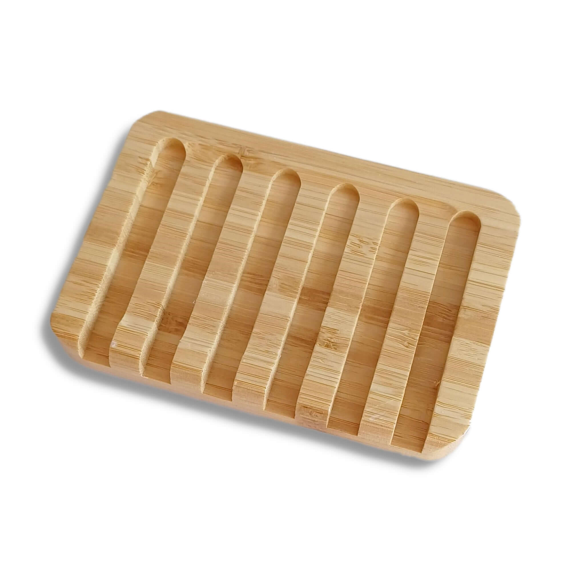 Bambusablage in rechteckiger Form