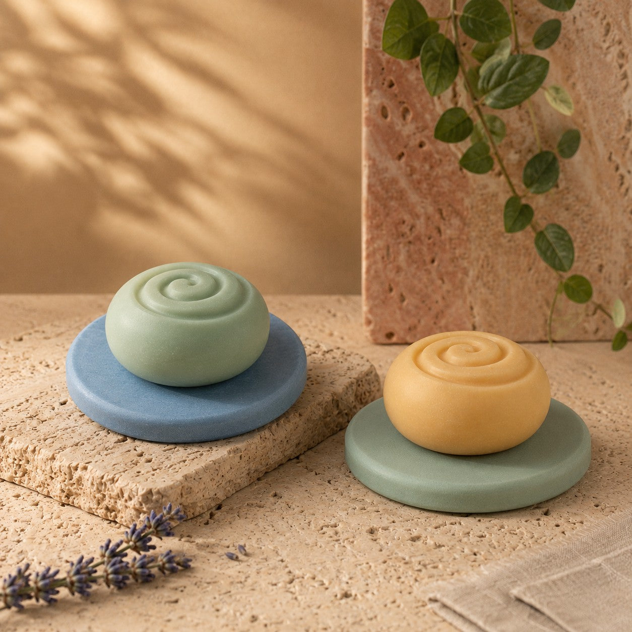 Schnelltrocknende Kieselalgen Ablage für Shampoo Bars