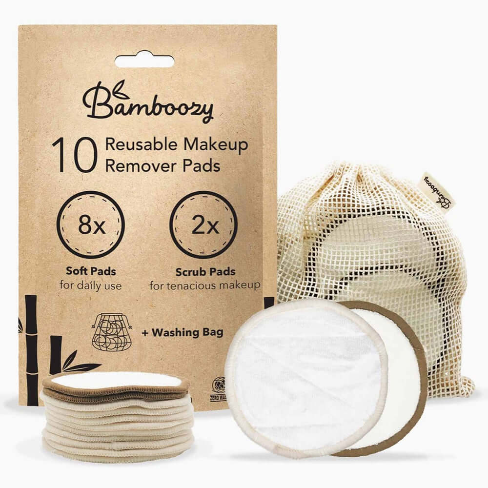 Make-Up Entfernungspads in weiß in 10-er Papierverpackung