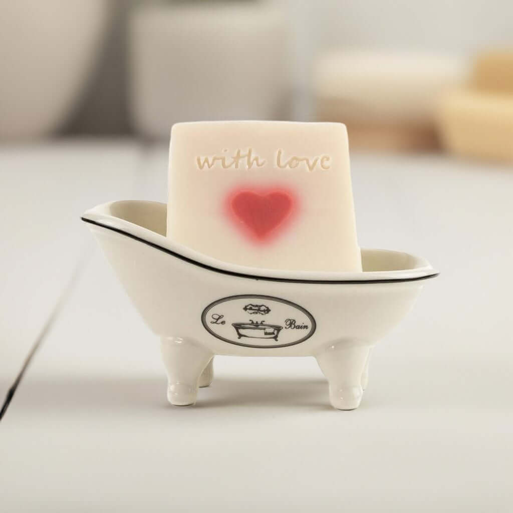 Seife in Badewanne