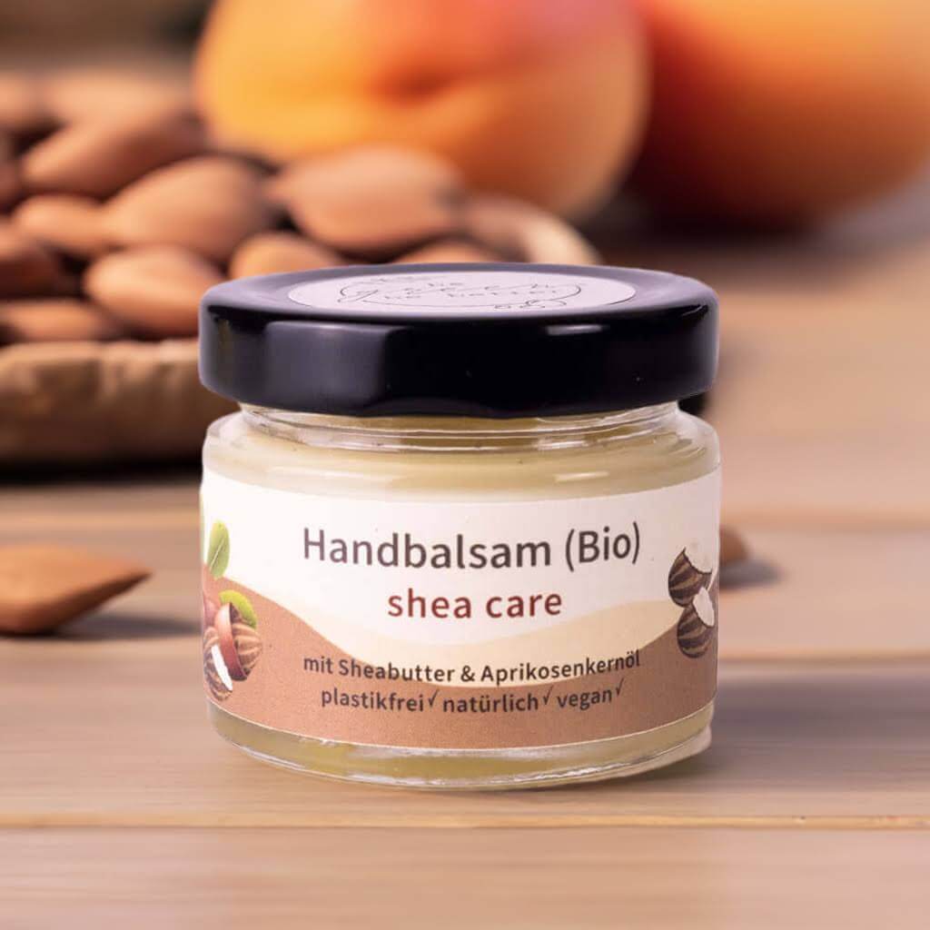 Glas mit Handbalsam