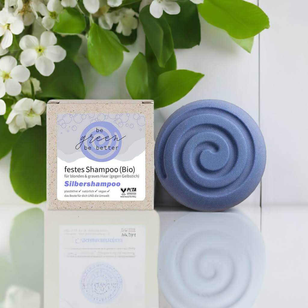 festes Silbershampoo (Bio)
