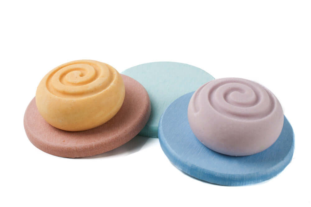 Kieselalgen Schale für festes Shampoo und feste Dusche