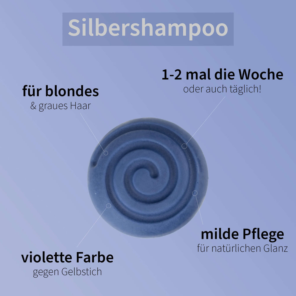 die Anwendung und Eigenschaften des festen Silbershampoo (Bio)
