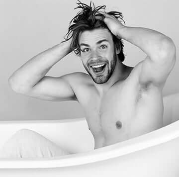 Naturkosmetik für Männer Feste Dusche 2-in-1 Shampoo und Dusche