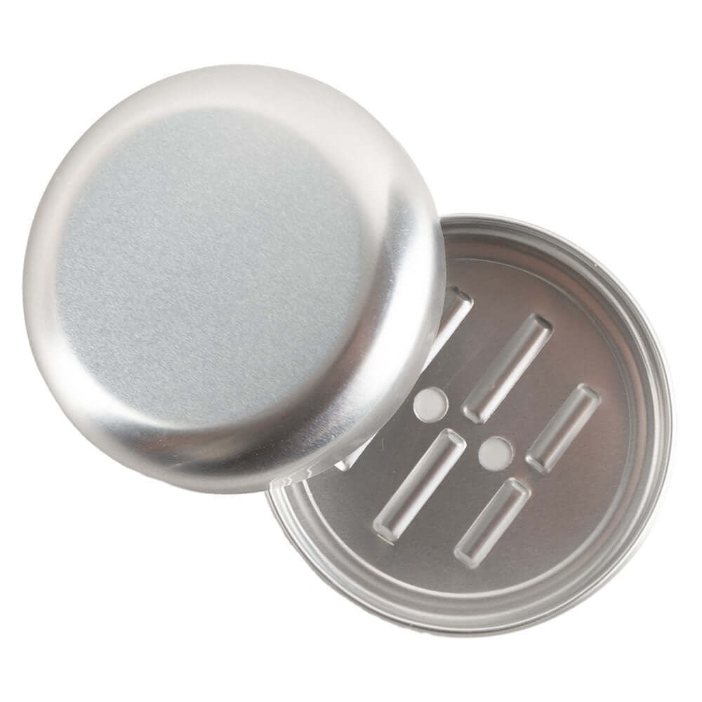 festes shampoo aufbewahrung dusche Reisedose für festes Shampoo & Conditioner aus Aluminium