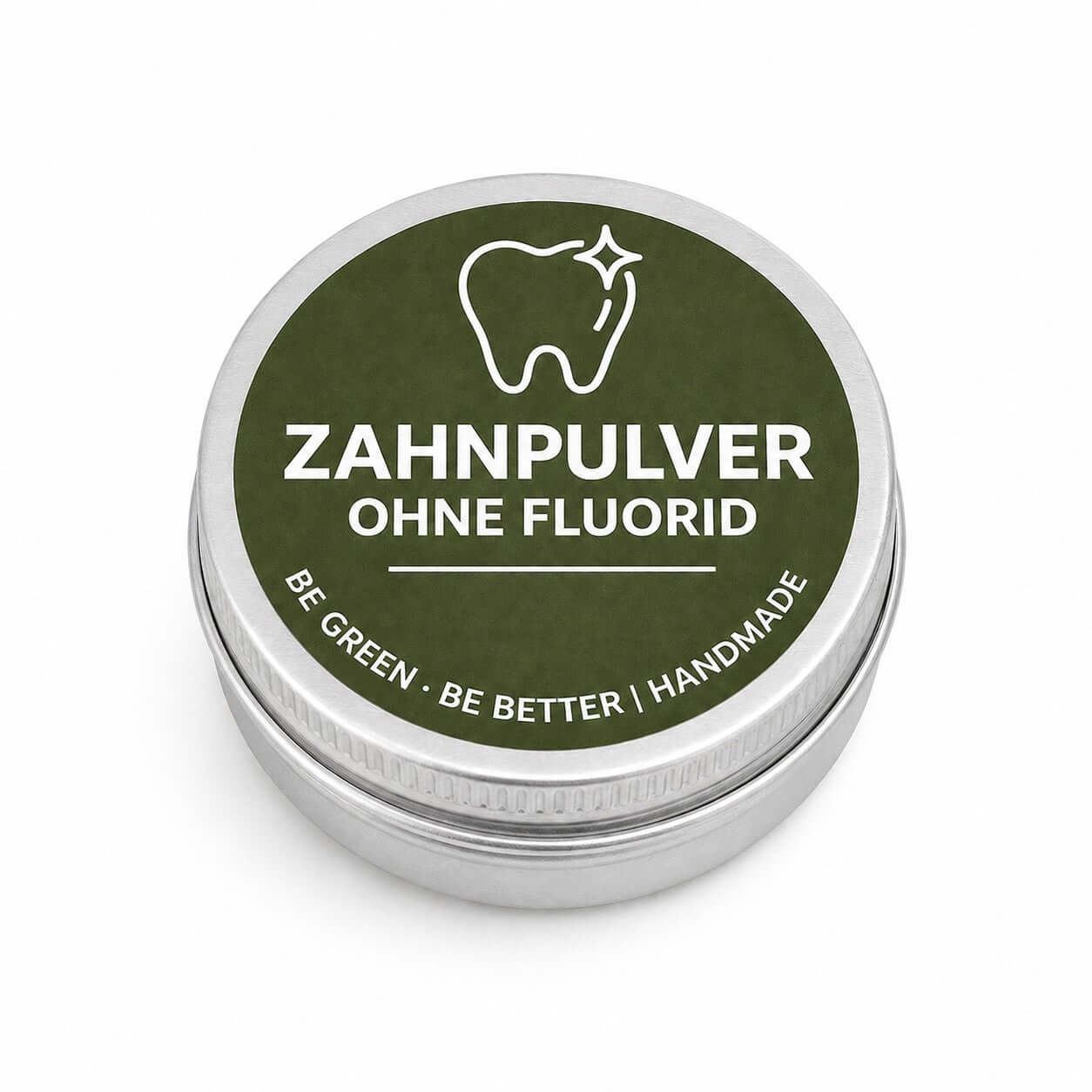 Zahnpulver Outdoor in aluminiumdose