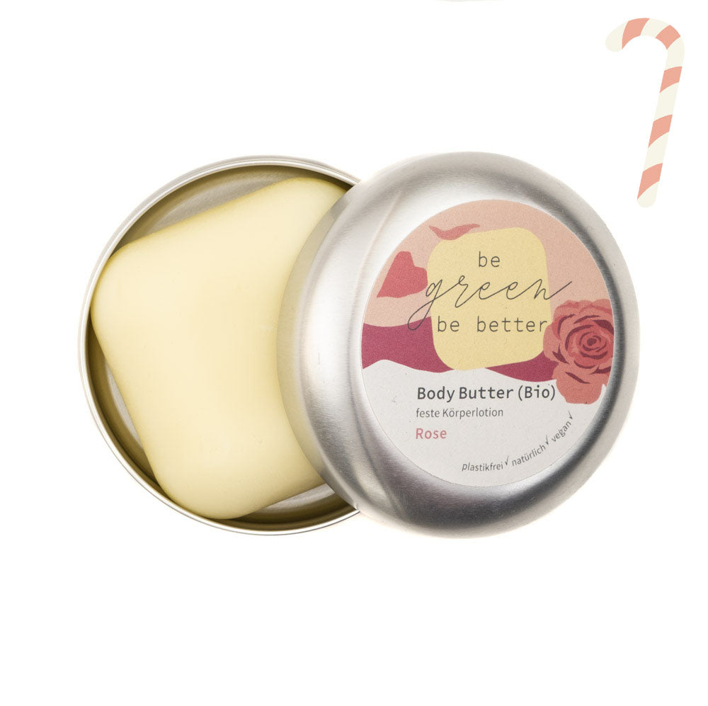 BodyButter Rose (Bio) in Blechdose