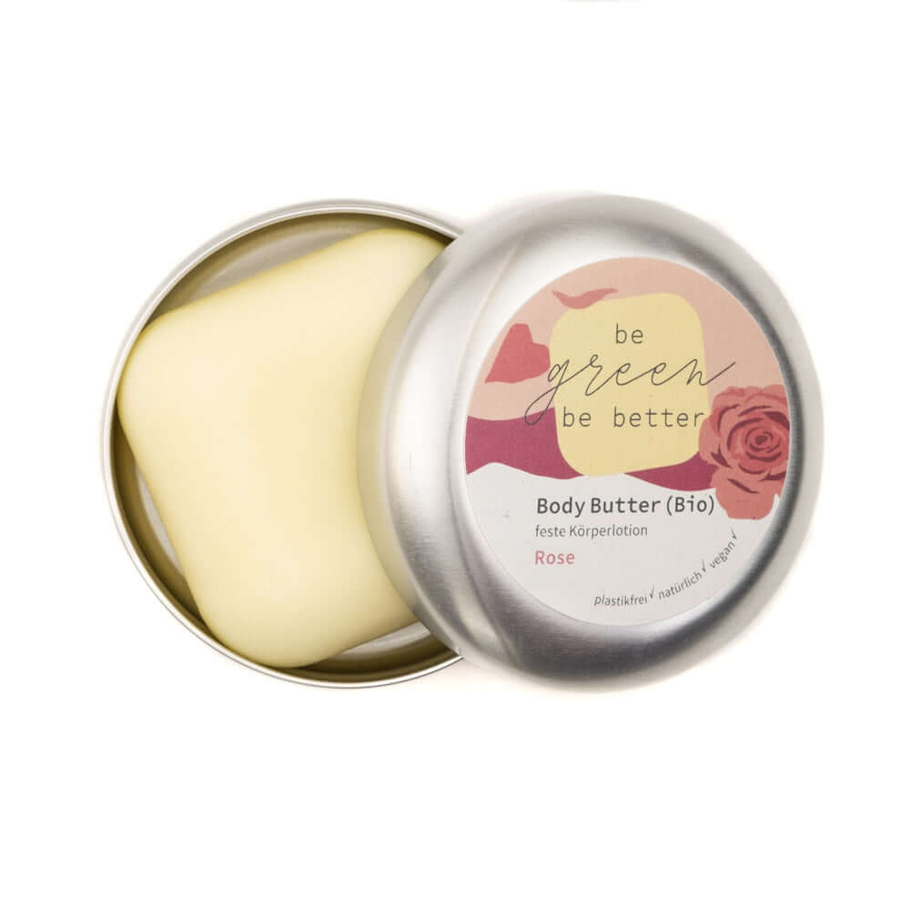 BodyButter Rose (Bio) in Blechdose